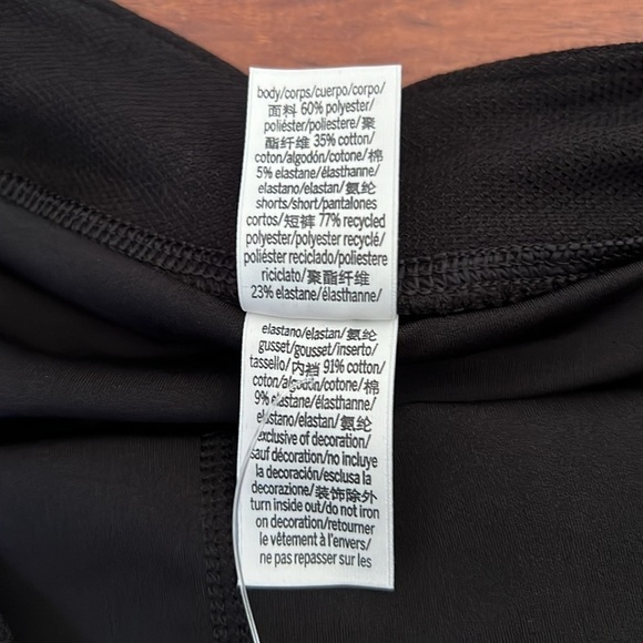 VS Pink Piqué Tennis Skort large black stretchy sweat wicking - Picture 8 of 9